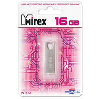 USB Flash Mirex Intro 16GB (серебристый)