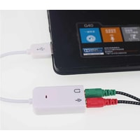 USB аудиоадаптер USBTOP USB2.0 3D 2.1/7.1 (с кабелем)
