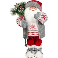 Кукла Maxitoys Luxury Дед Мороз в свитере со снежинкой MT-181347-32