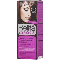 Крем-краска для волос Белита-М Belita Color 7.42 каштан