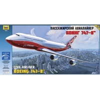Сборная модель Звезда Пассажирский авиалайнер Боинг 747-8
