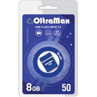 USB Flash OltraMax 50 8GB (синий)