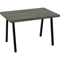 Кухонный стол TMB Loft Слинг Сосна 1200x800 40 мм (угольный серый)