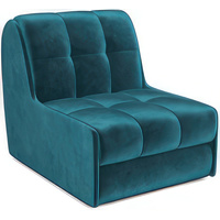 Кресло-кровать Мебель-АРС Барон №2 (бархат, сине-зеленый Star Velvet 43 Black Green)