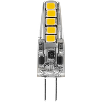Светодиодная лампочка Rexant JC-Silicon G4 12В 2Вт 6500K холодный свет 604-5008