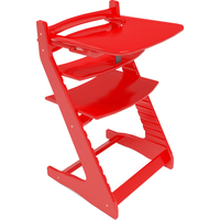 Растущий стул Millwood Вырастайка Eco Prime со столиком под ограничитель (красный)
