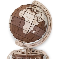 3Д-пазл Eco-Wood-Art Глобус (коричневый)