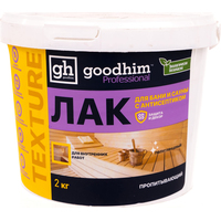 Лак Goodhim Texture 500 для бани, сауны 1424 2 кг (полуглянцевый)