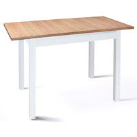 Кухонный стол ТехКомПро Жасмин 80x120-160 121033 (дуб/тон2/тон подстолья 1)