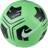 Футбольный мяч Nike Park Team CU8033-310 (5 размер, зеленый/черный)