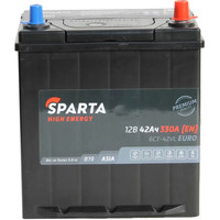 Автомобильный аккумулятор Sparta High Energy Asia 6СТ-42 Рус 330A (42 А·ч)