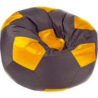 Кресло-мешок Мама рада! Мяч оксфорд (коричневый/желтый, XXXL, smart balls)