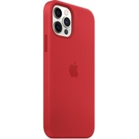 Чехол для телефона Apple MagSafe Silicone Case для iPhone 12/12 Pro (красный)