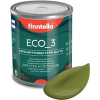 Краска Finntella Eco 3 Wash and Clean Ruoho F-08-1-1-LG71 0.9 л (зеленый)