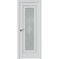 Межкомнатная дверь ProfilDoors 24U R 60x200 (аляска/кристалл матовый/серебро)
