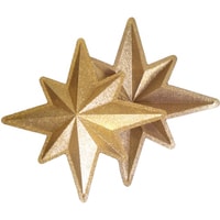 Елочная игрушка GreenTerra Звезда 45 см парча (золотой)