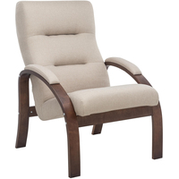 Интерьерное кресло Leset Лион (велюр V18/орех текстура)