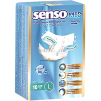 Подгузники для взрослых Senso Med Standart Plus L (10 шт)