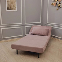 Кресло-кровать DiArt Элли 80 104193 (пыльная роза Велютто люкс 37/бук)