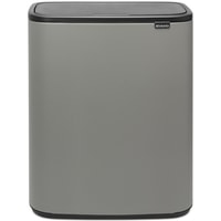 Система сортировки мусора Brabantia Bo Touch Bin 2x30 л (минерально-серый)