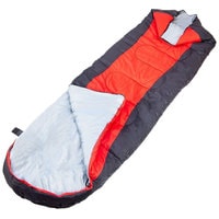 Спальный мешок Acamper Hygge 2x200г/м2 (левая молния, красный/черный)