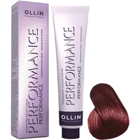 Крем-краска для волос Ollin Professional Performance 6/6 темно-русый красный