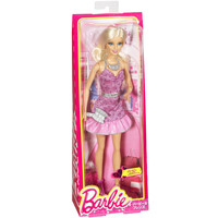 Кукла Barbie Fashionista Party Glam, Pink Strapless Dress (BCN38)