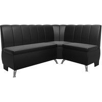 Угловой диван Mebelico Кантри 60338 (черный)