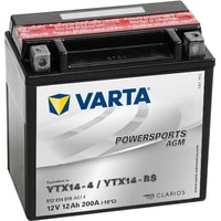 Мотоциклетный аккумулятор Varta Powersport AGM YTX14-BS 512 014 010 (12 А·ч)