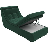 Элемент модульного дивана Лига диванов Холидей люкс 105630 (велюр, зеленый)