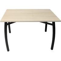 Кухонный стол Solt 100x60 (шимо светлый/ноги гнутые усиленные черные)