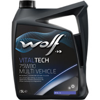 Трансмиссионное масло Wolf VitalTech 75W-80 Multi Vehicle 5л