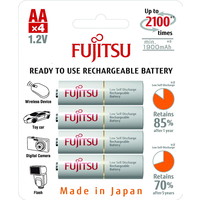 Аккумулятор Fujitsu AA 1900mAh 4 шт. HR-3UTCEX(4B)