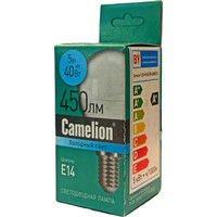 Светодиодная лампочка Camelion Е14 5Вт 4000K G45 15058
