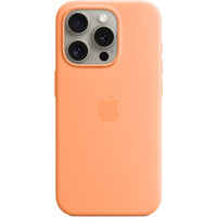 Чехол для телефона Apple MagSafe Silicone Case для iPhone 15 Pro (апельсиновый сорбет)