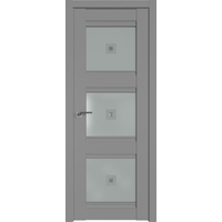 Межкомнатная дверь ProfilDoors Классика 4U L 80x200 (манхэттен/матовое с прозрачным фьюзингом)