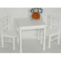 Детский стол ВудГруппММ Набор стол 75x50 и стул (белый)