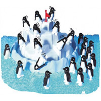 Настольная игра Рыжий кот Пингвины на айсберге [ИН-8891]