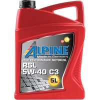 Моторное масло Alpine RSL 5W-40 C3 5л