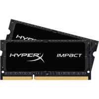 Оперативная память HyperX Impact 2x4GB KIT DDR3 SO-DIMM PC3-12800 HX316LS9IBK2/8