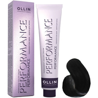 Крем-краска для волос Ollin Professional Performance 1/0 иссиня-черный