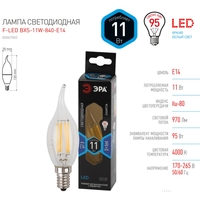 Светодиодная лампочка ЭРА F-LED BXS-11W-840-E14 Б0047002