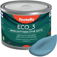 Краска Finntella Eco 3 Wash and Clean Meri Aalto F-08-1-3-LG104 2.7 л (сине-сер)