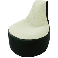 Кресло-мешок Flagman Трон Т1.3-42 (белый/зеленый)