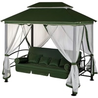 Садовые качели Удачная мебель Пальмира (зеленый)