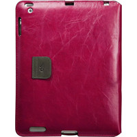Чехол для планшета Case-mate iPad 3 Signature Leather Slim Raspberry Pink/Grey (CM020414)