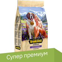 Сухой корм для собак Brooksfield Adult Large Breed курица/рис 12 кг