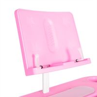 Парта Anatomica Avgusta + стул + выдвижной ящик + подставка (белый/розовый)