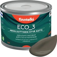 Краска Finntella Eco 3 Wash and Clean Taupe F-08-1-3-LG234 2.7 л (серо-коричнев)