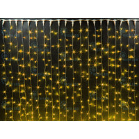 Световой дождь Rich Led Прозрачный провод RL-C2x6-T/Y 2x6м (желтый)